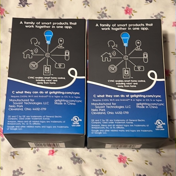 GE CYNC Reveal Smart Light Bulbs,Full Color, Bluetooth and Wi-Fi Enabled X2*NEW* - Picture 6 of 6